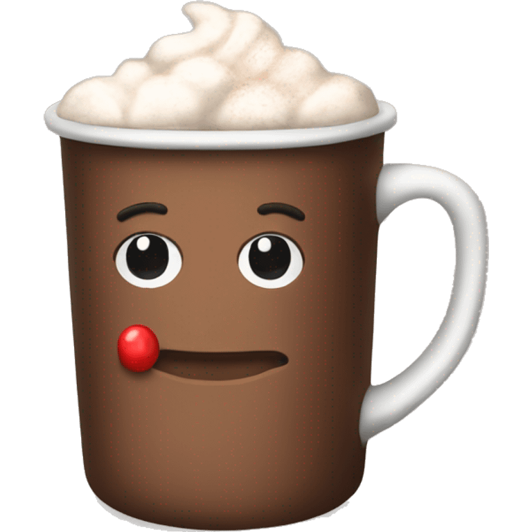 Christmas hot cocoa emoji