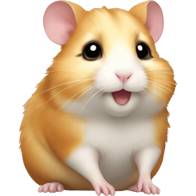 Very very cute hamster  emoji