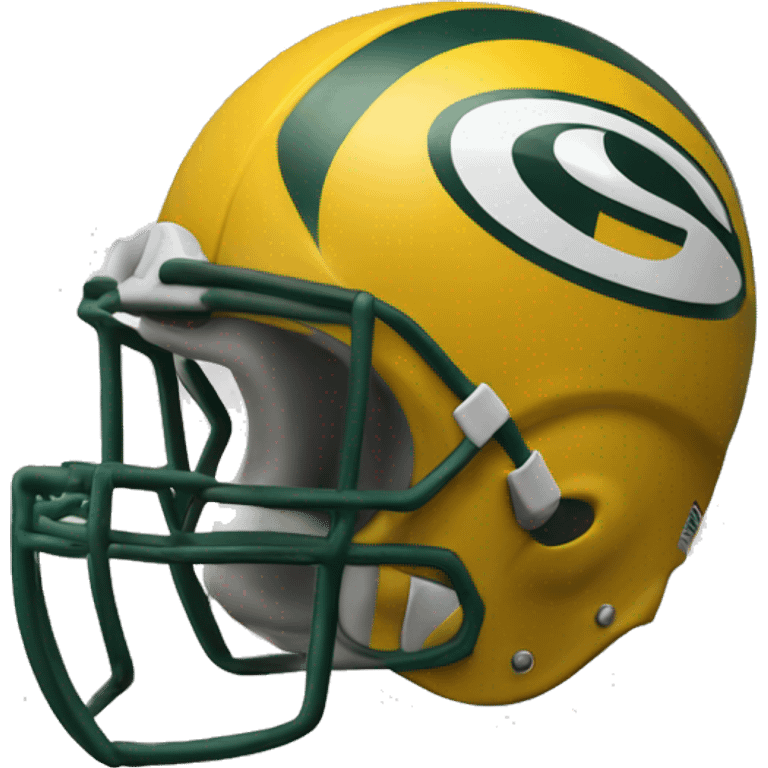 Green Bay packer happy fan emoji