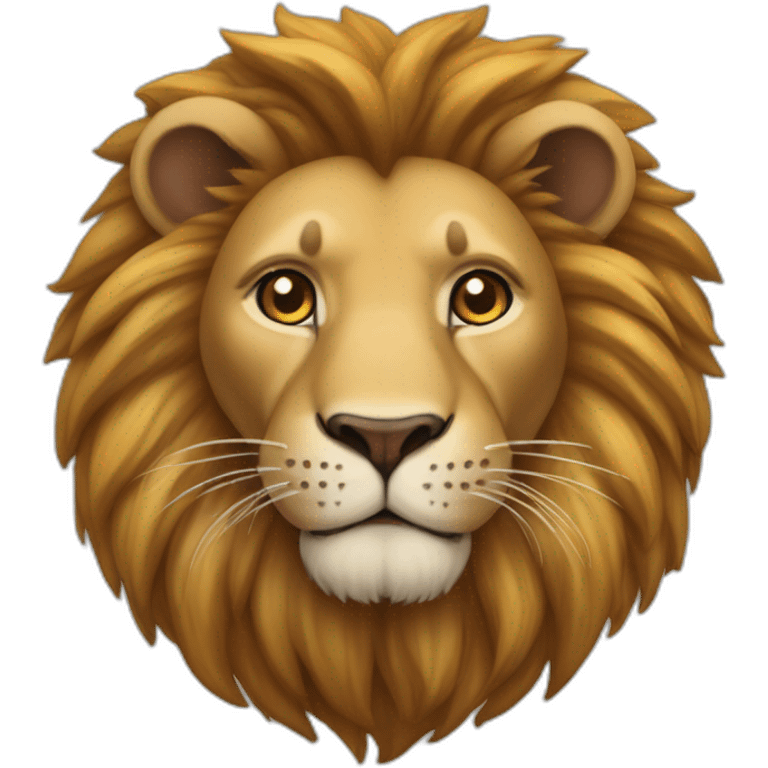 lion sur une souris emoji