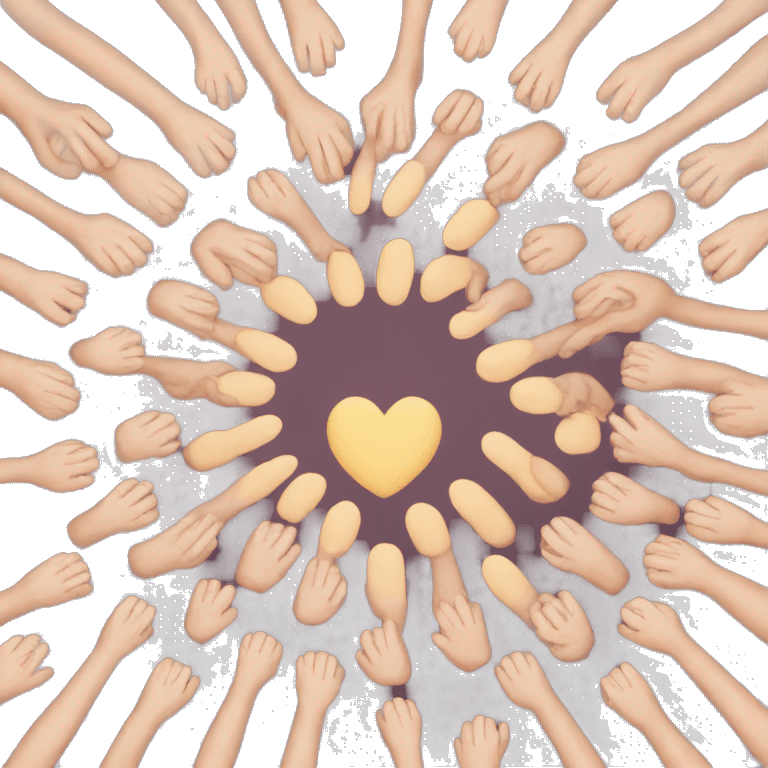 fingers arranged in the shape of a heart emoji