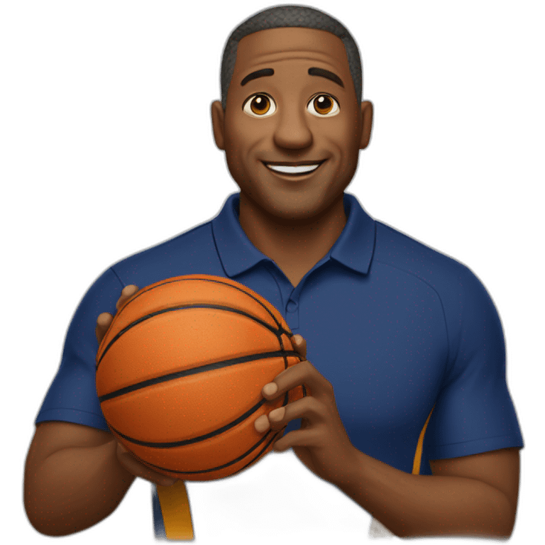 basketball coach emoji