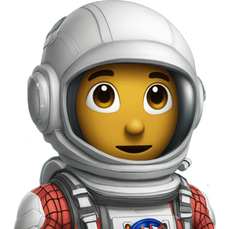 astronaut spider-man emoji