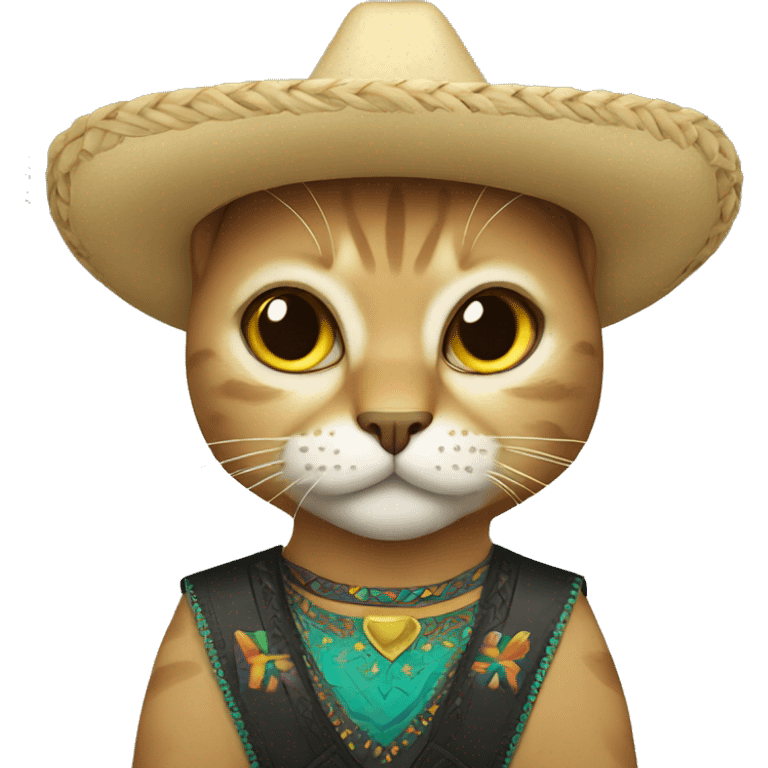 Super Mexican cat emoji