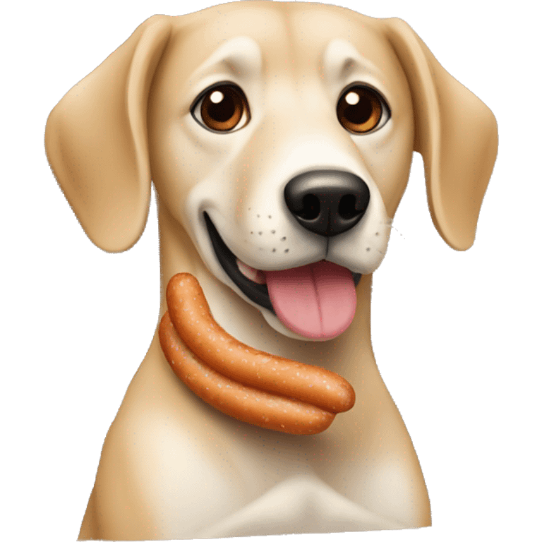 Perro salchicha cafe  emoji