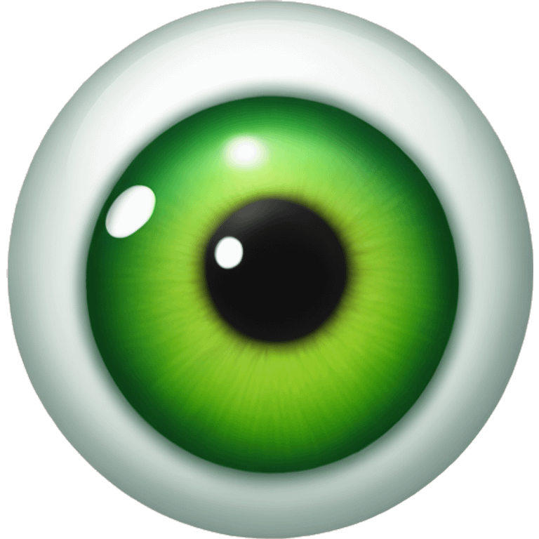 eyeballs with green eyelashes emoji