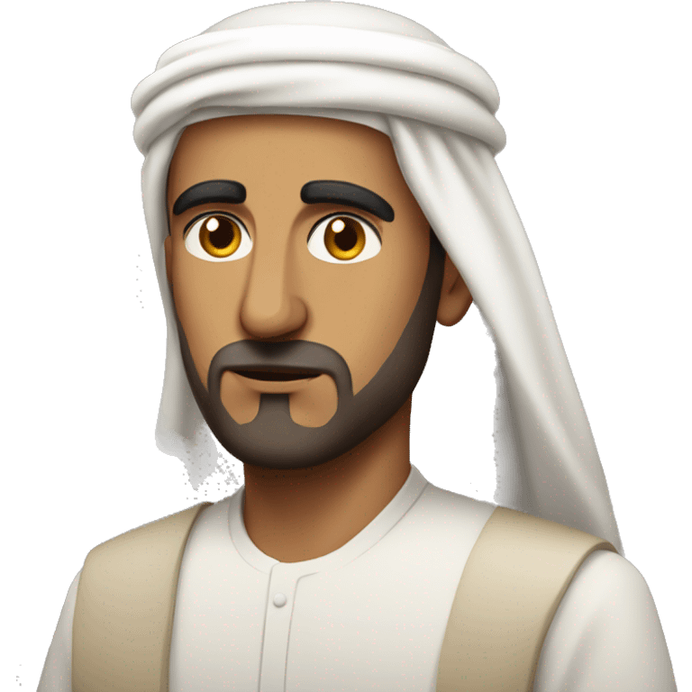 serious Arab man emoji