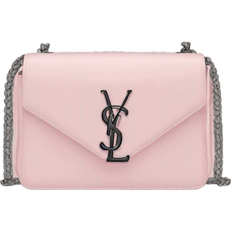 Pastel pink YSL bag emoji