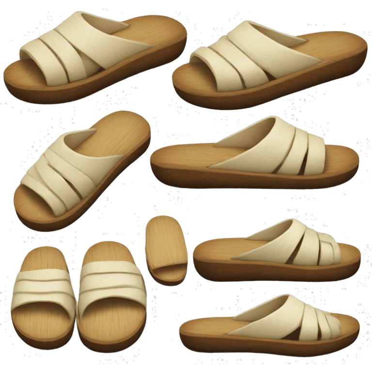 Japan wooden slippers emoji