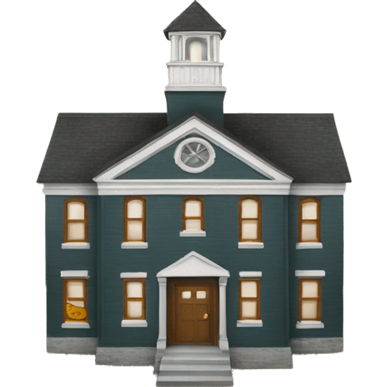 one room school house emoji