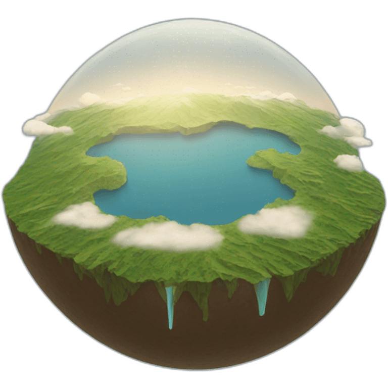 flat-earth emoji