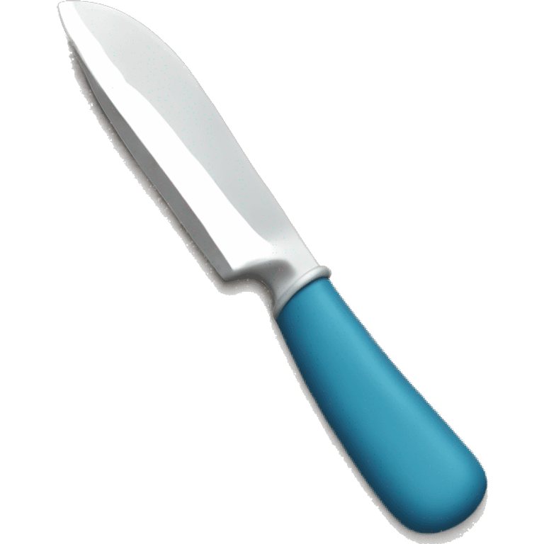 Create an emoji of a hand holding a plastic knife emoji