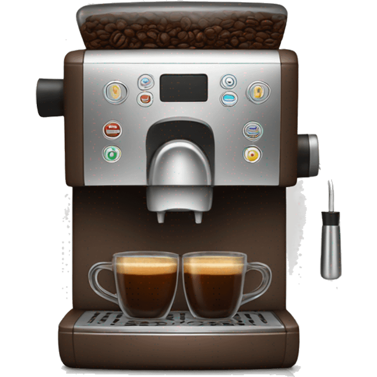 brown coffee machine emoji