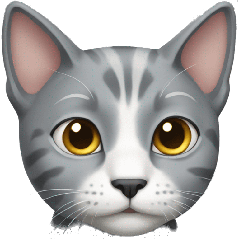 gray cat emoji