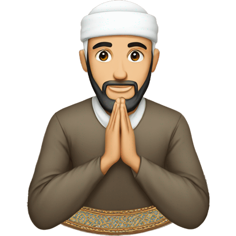 Muslim, praying rug emoji