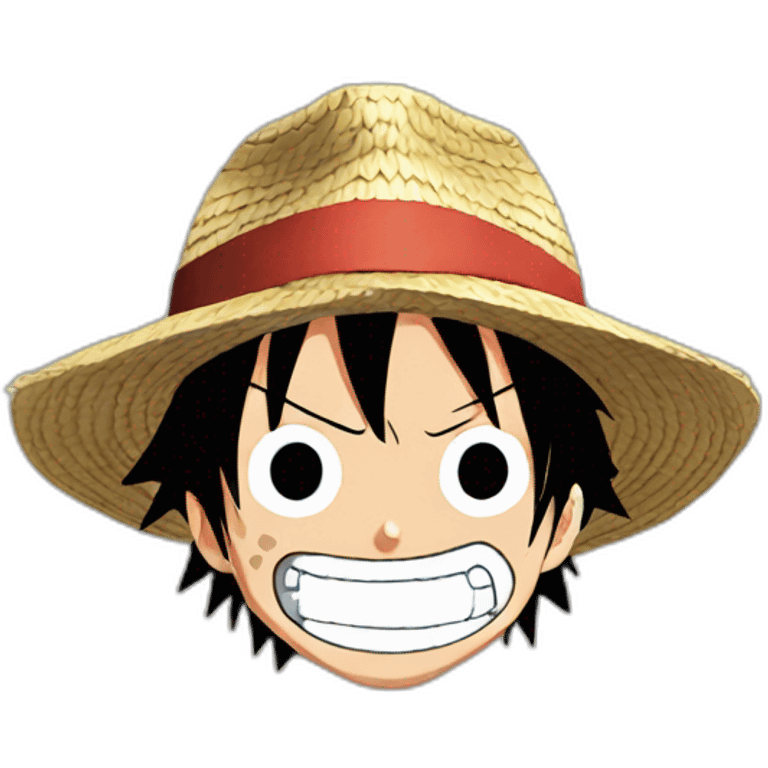 Monkey d luffy one Piece emoji