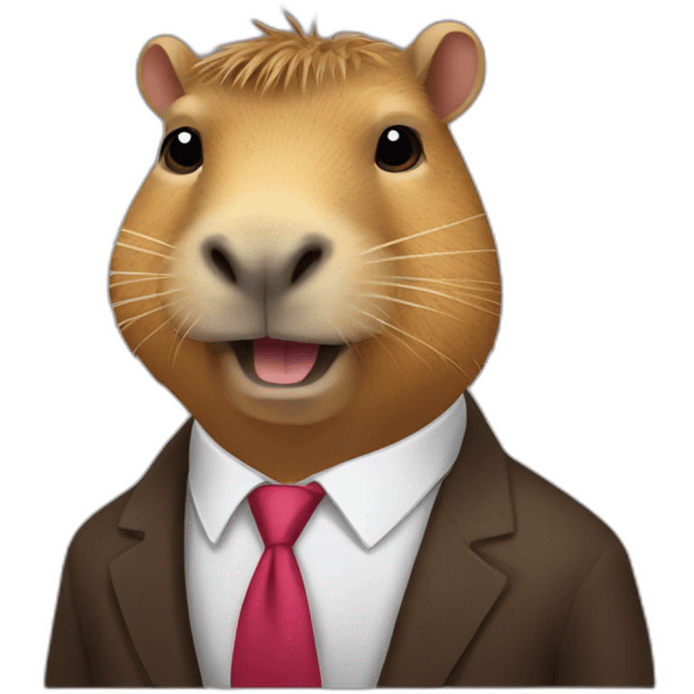 Capybara presidente emoji