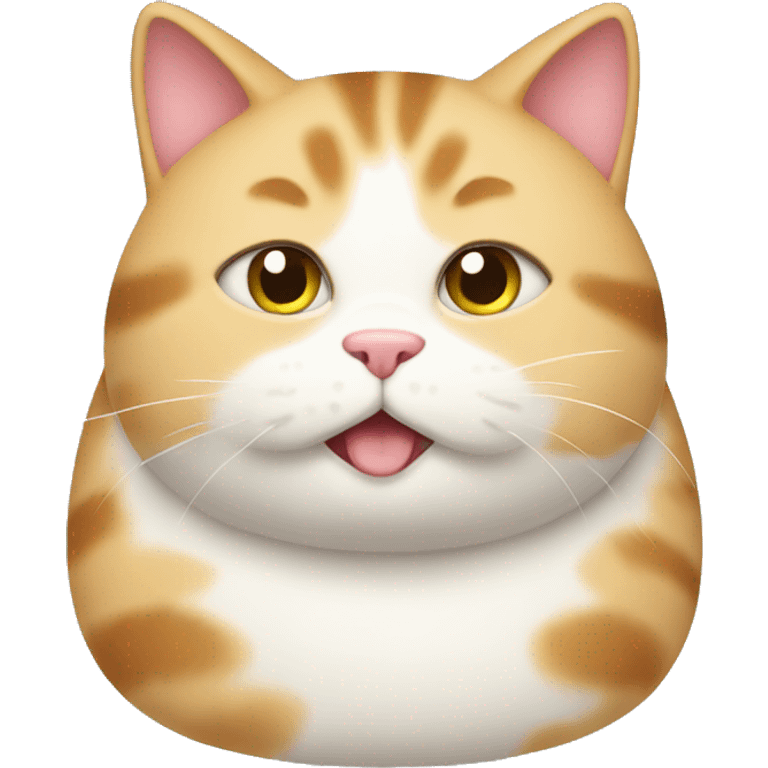 Chubby cat emoji