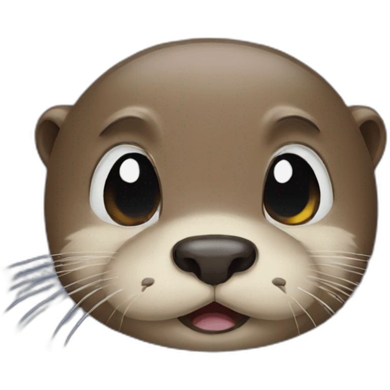 otter crying emoji