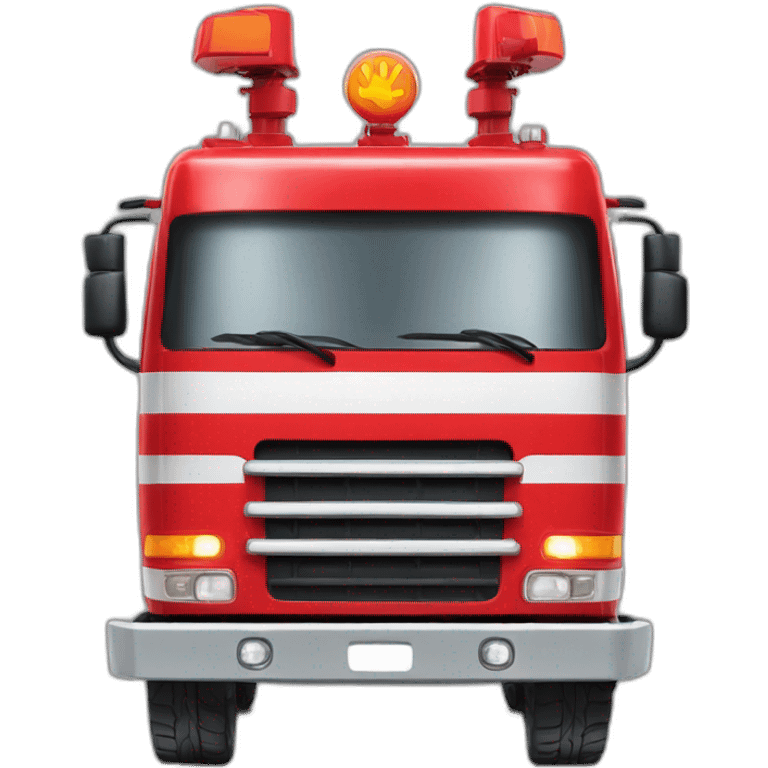 camion de pompier emoji