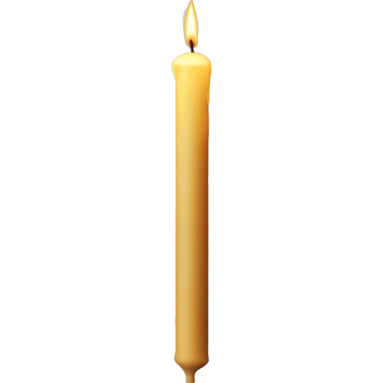 egypian candle, reed dipped in wax emoji