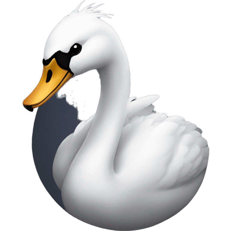 Cisne negro  emoji