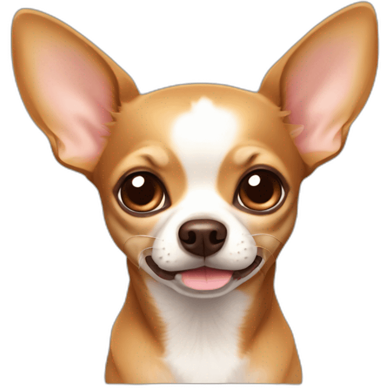 Chihuahua dog Brown color emoji