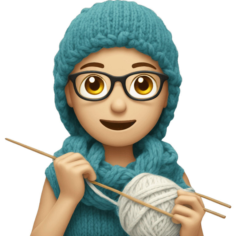 knitting  emoji