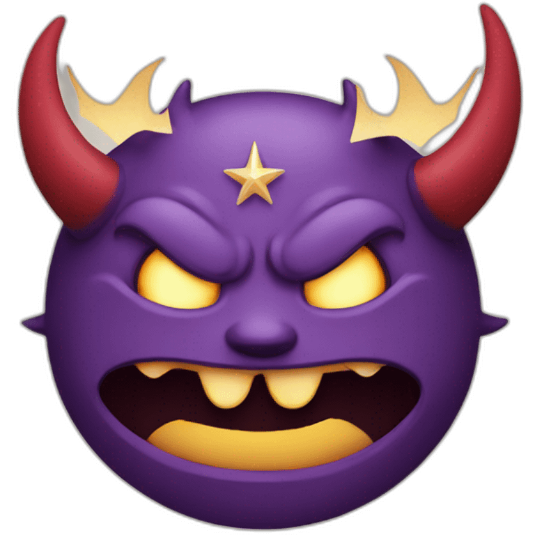 Demon with a star emoji