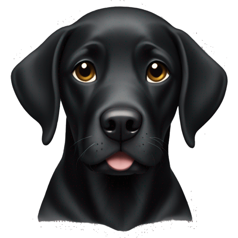 Black lab emoji