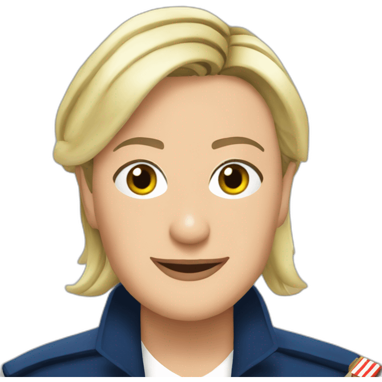 marine le pen  emoji