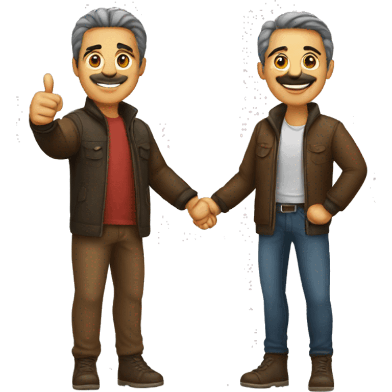 TURKISH COUPLE WITH THUMBS UP emoji