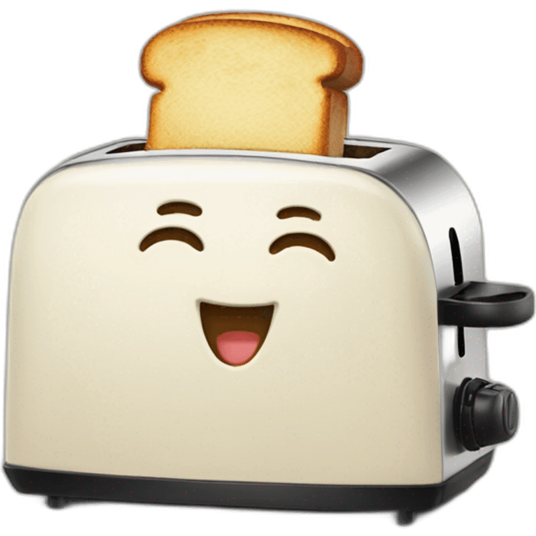 happy toaster emoji