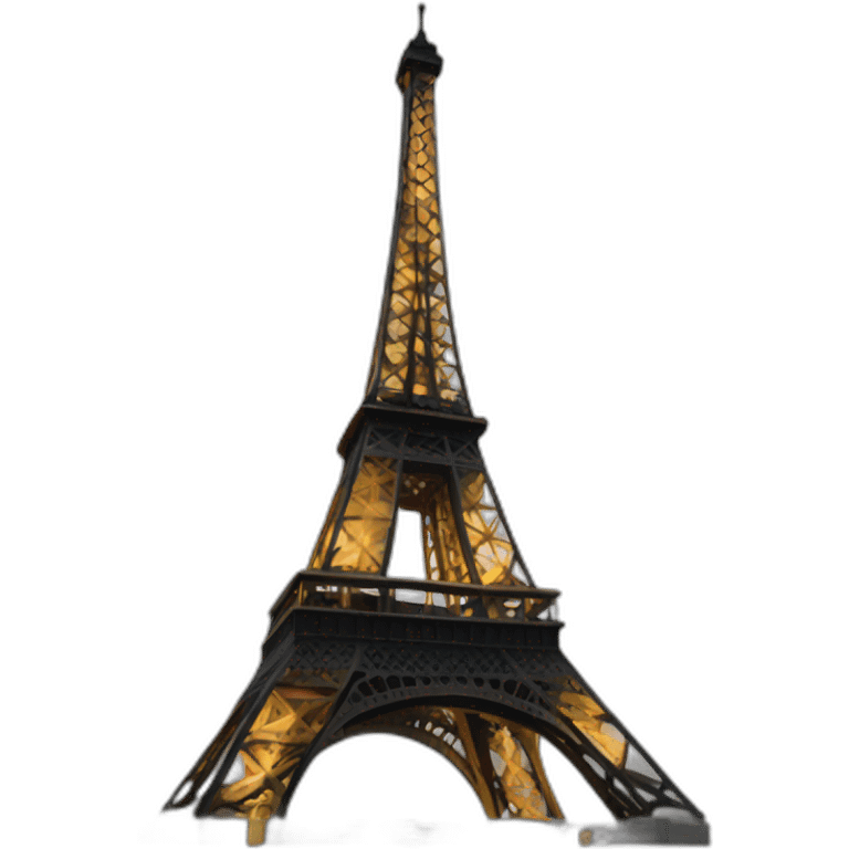 eiffel tower at night emoji