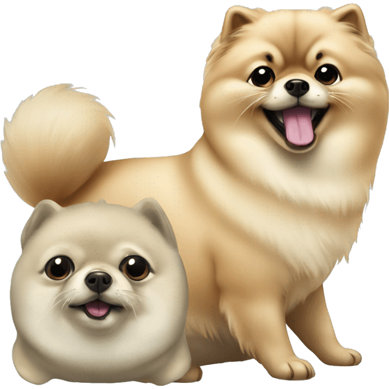 Seal with pomeranian  emoji