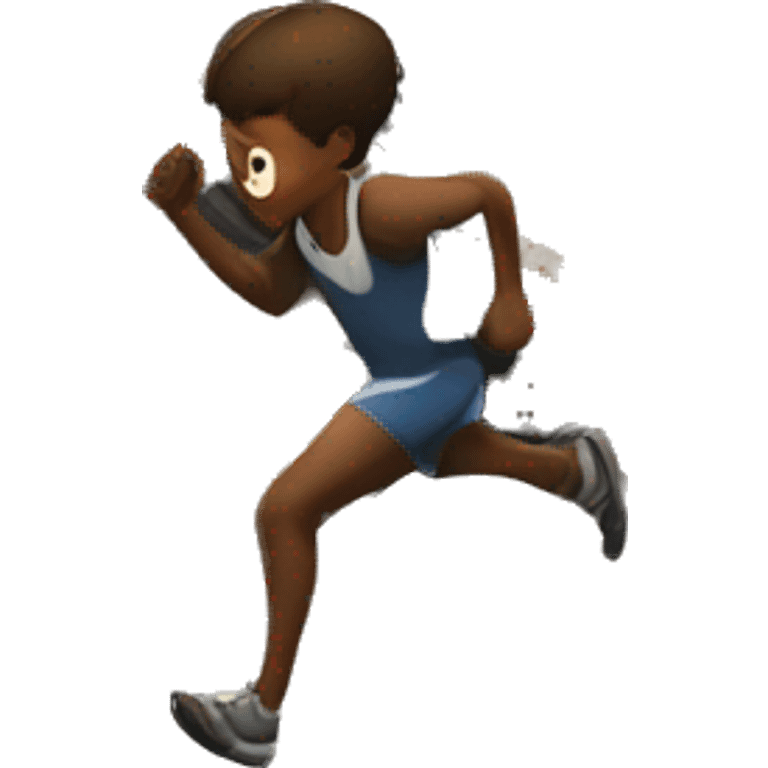 running after a leaving train emoji