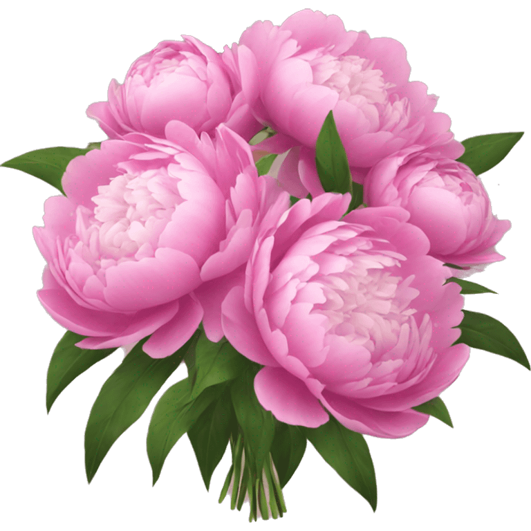 bouquet of peonies emoji