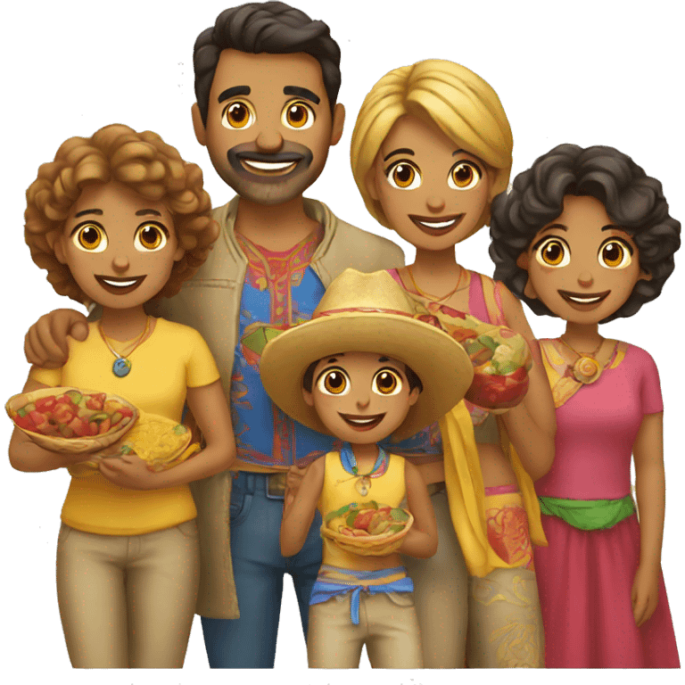 familia fiesta emoji