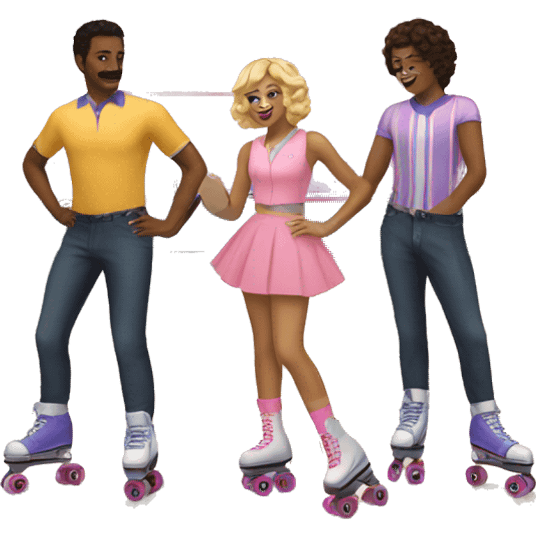 Roller rink aesthetic emoji