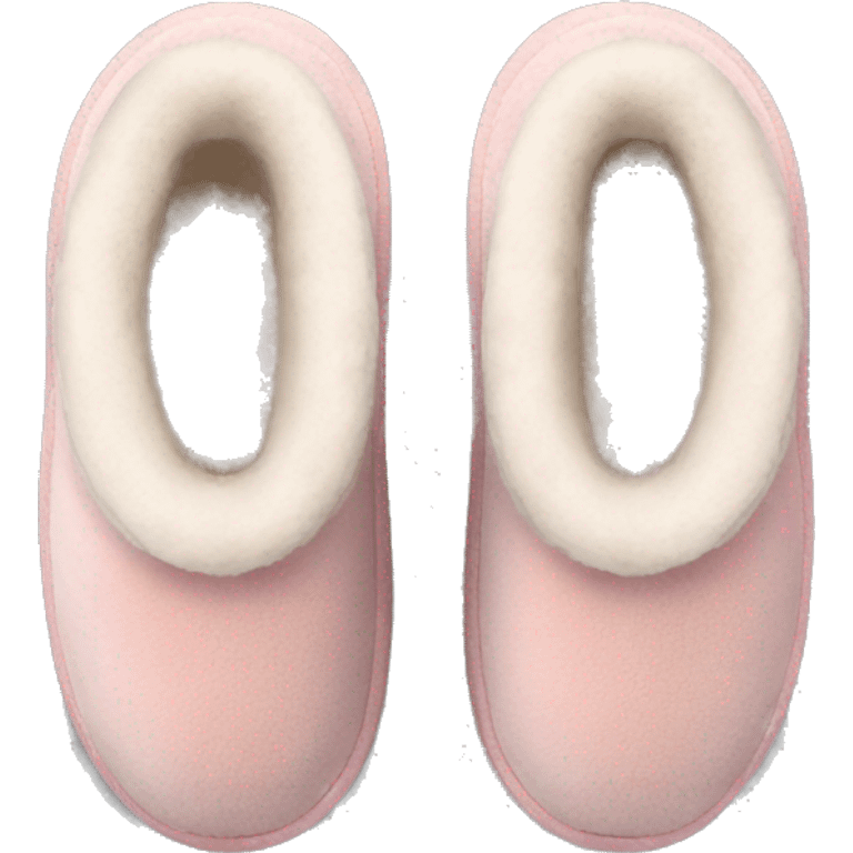 light pink UGG slippers  emoji