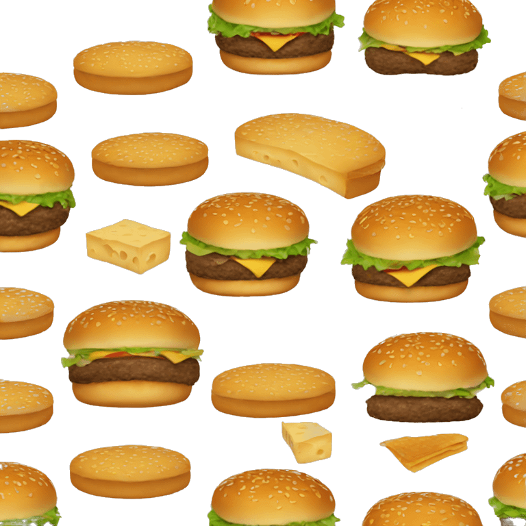 Cheese burger emoji