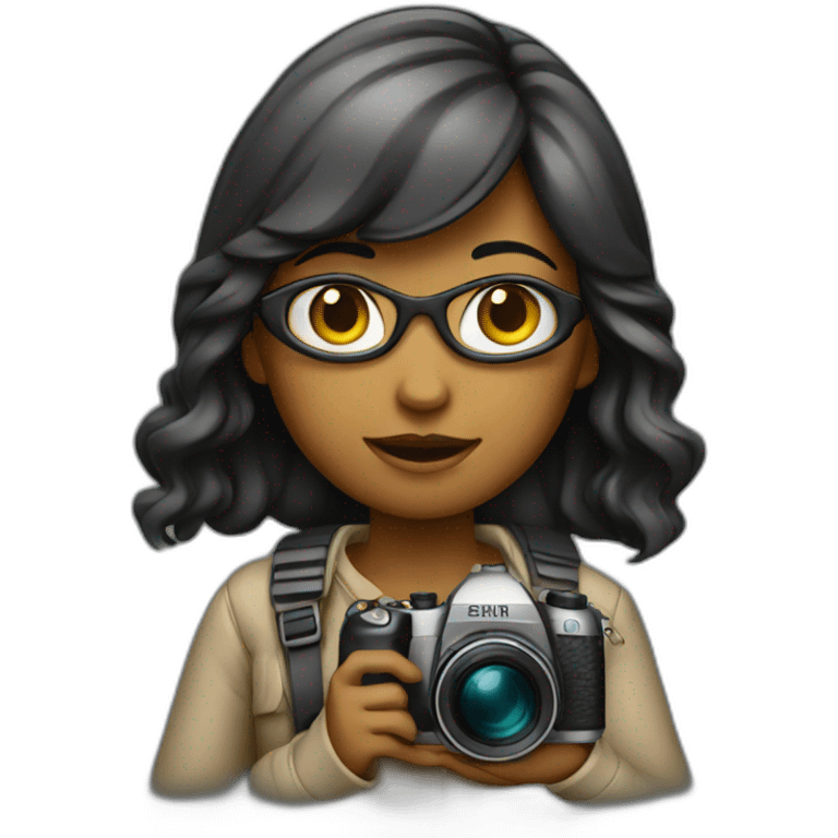 Girl photographer  emoji