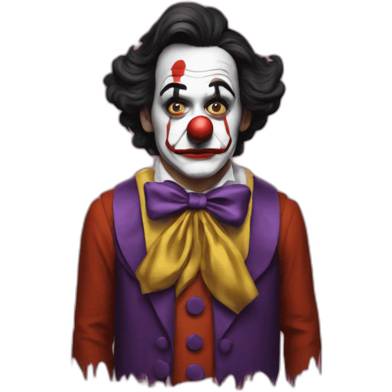 Ben Chaplin sad clown costume emoji