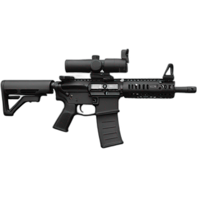 ar15 with an eotech emoji