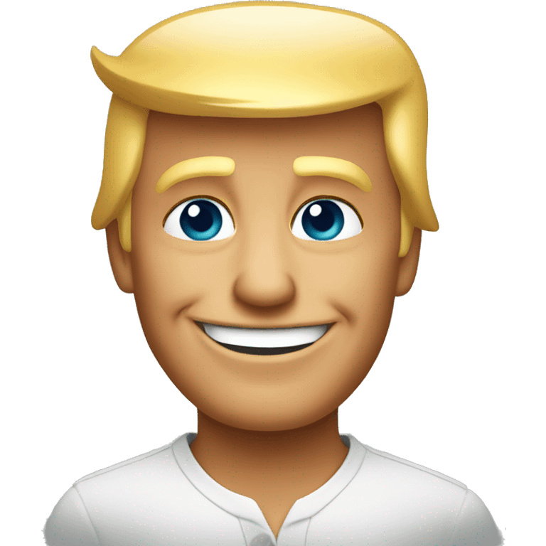 Donald trump smiling emoji