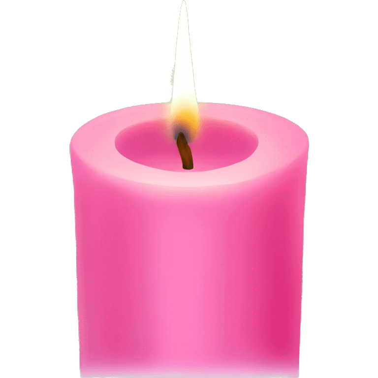 pink candle  emoji