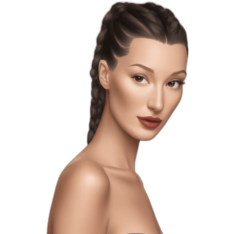 Bella Hadid  emoji