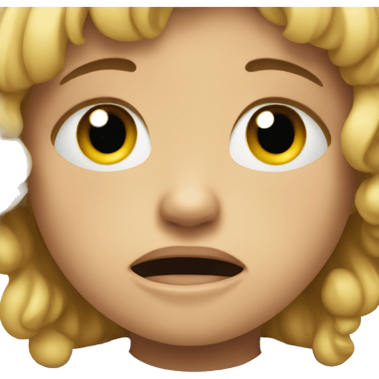 a crying kid emoji