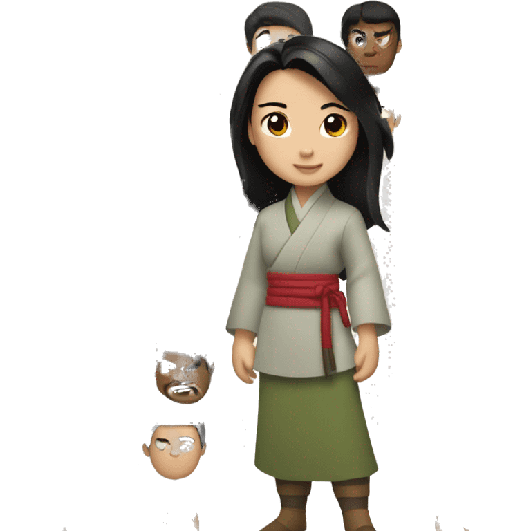 Mulan leading people emoji