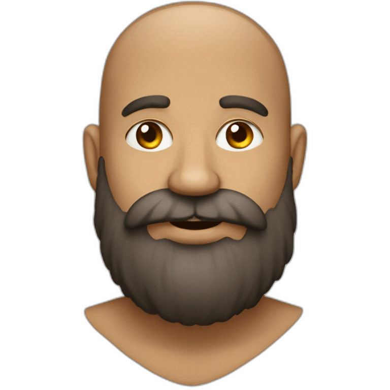 homme grosse barbe emoji